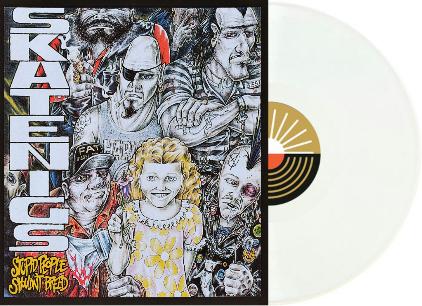 Stupid People Shouldn''t Breed Vinyl White Variant